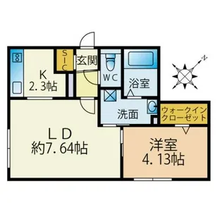 PreDonia南郷【1階】の間取り