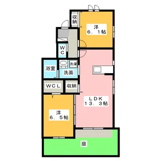 アルカンシェル【1階】の間取り