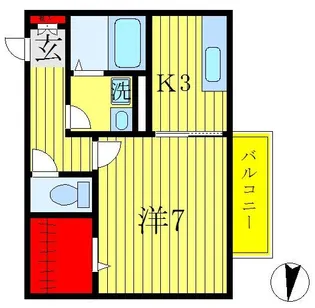エントピア C【1階】の間取り
