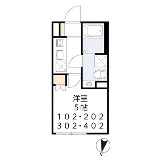 isD下高井戸【3階】の間取り