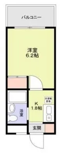 グリム武蔵新城【1階】の間取り