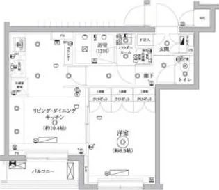セジョリ鵜の木【2階】の間取り