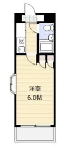 ジョイフルお花茶屋【5階】の間取り