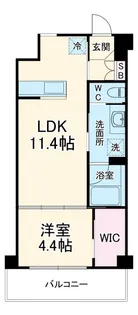ディアレンス高島台【5階】の間取り
