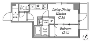 クオリタス田端【5階】の間取り