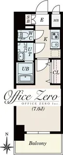 S-RESIDENCE尾頭橋clarity【5階】の間取り