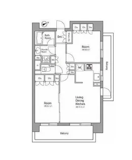 ジョイスコート【10階】の間取り