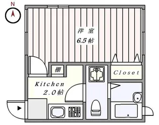 マイコート駒込【1階】の間取り