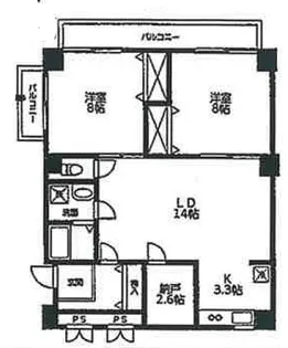 フォーリスト自由が丘【2階】の間取り