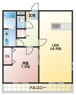 スパッシオメゾン【2階】の間取り