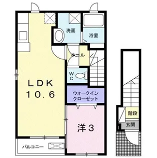 シャトー・ヴィクトリア【2階】の間取り