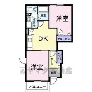 ベルドミール【1階】の間取り