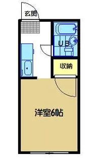 シティハイム内藤【1階】の間取り