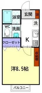 apartment Be:1【1階】の間取り