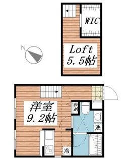 PRINCIPESSA ACQUA【1階】の間取り