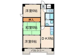 藤森ハイム【3階】の間取り