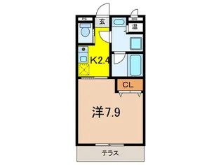 聚楽荘仁川C棟【1階】の間取り