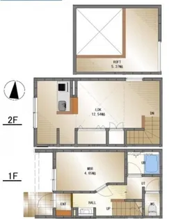 カサ・トレス【2階】の間取り
