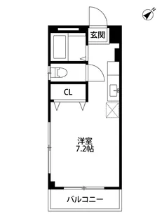 フィーユヴェール【3階】の間取り