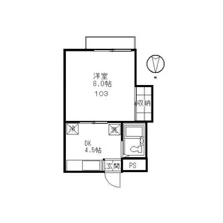 MTハイツ【1階】の間取り