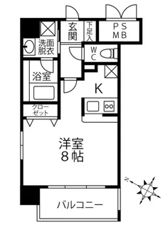 センチュリー大須【4階】の間取り