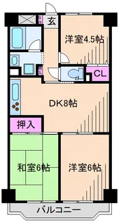 ヴェルドゥミール【2階】の間取り