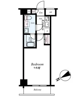 ラフィスタ本蓮沼【5階】の間取り