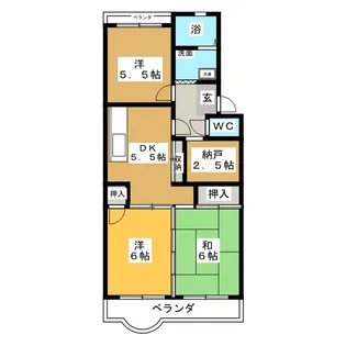 ウィンディ湘南【4階】の間取り