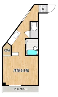 OAK迎町【4階】の間取り