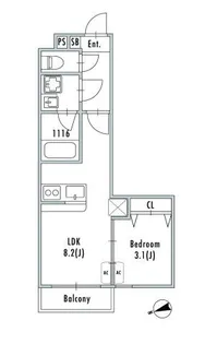 GRANPASEO船堀【2階】の間取り