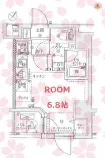 レーヴ横浜蒔田フェルクルール【2階】の間取り