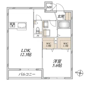 へーベルメゾン西巣鴨【2階】の間取り