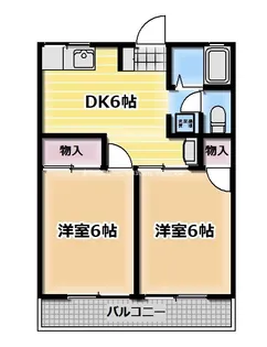 シティーハイムセルティアB【1階】の間取り