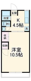 パステルII【2階】の間取り