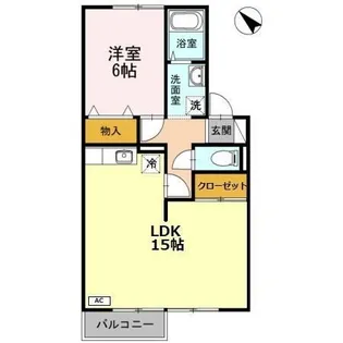 ソレールマツオ【2階】の間取り