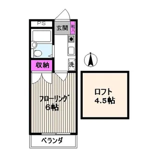 アルテせき【2階】の間取り