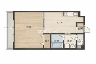 プランドールマンション【2階】の間取り