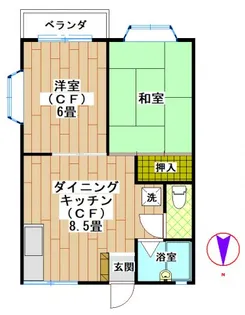 シェディオーク【2階】の間取り