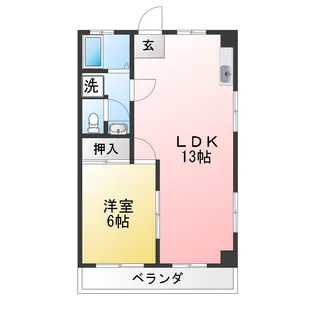 ザ・チェリークレスト【4階】の間取り