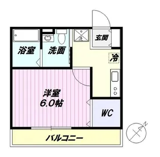 ウエストガーデン越谷恩間【3階】の間取り