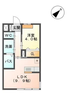 グレーシア【1階】の間取り