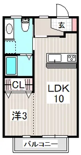 アビニヨン【2階】の間取り