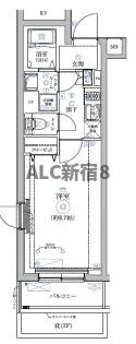 RELUXIA方南町【3階】の間取り