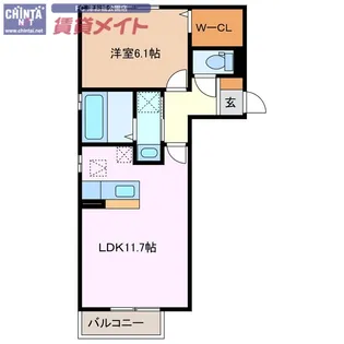 Maison・De・Chance【2階】の間取り