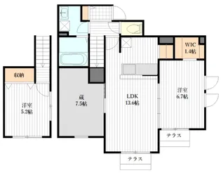 ファミリア【1階】の間取り