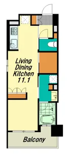 エステムコート広島国泰寺【3階】の間取り