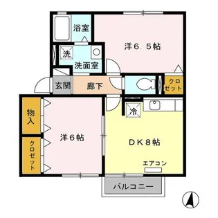コスモスハウス H【2階】の間取り