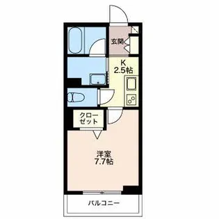 エルビエント【2階】の間取り