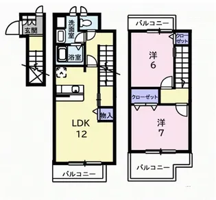 グレースハイツ【2階】の間取り