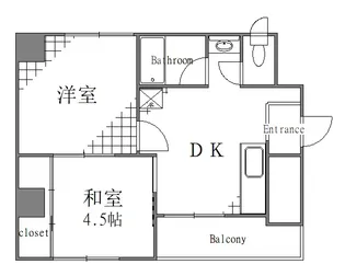 リバーパーク早野【4階】の間取り